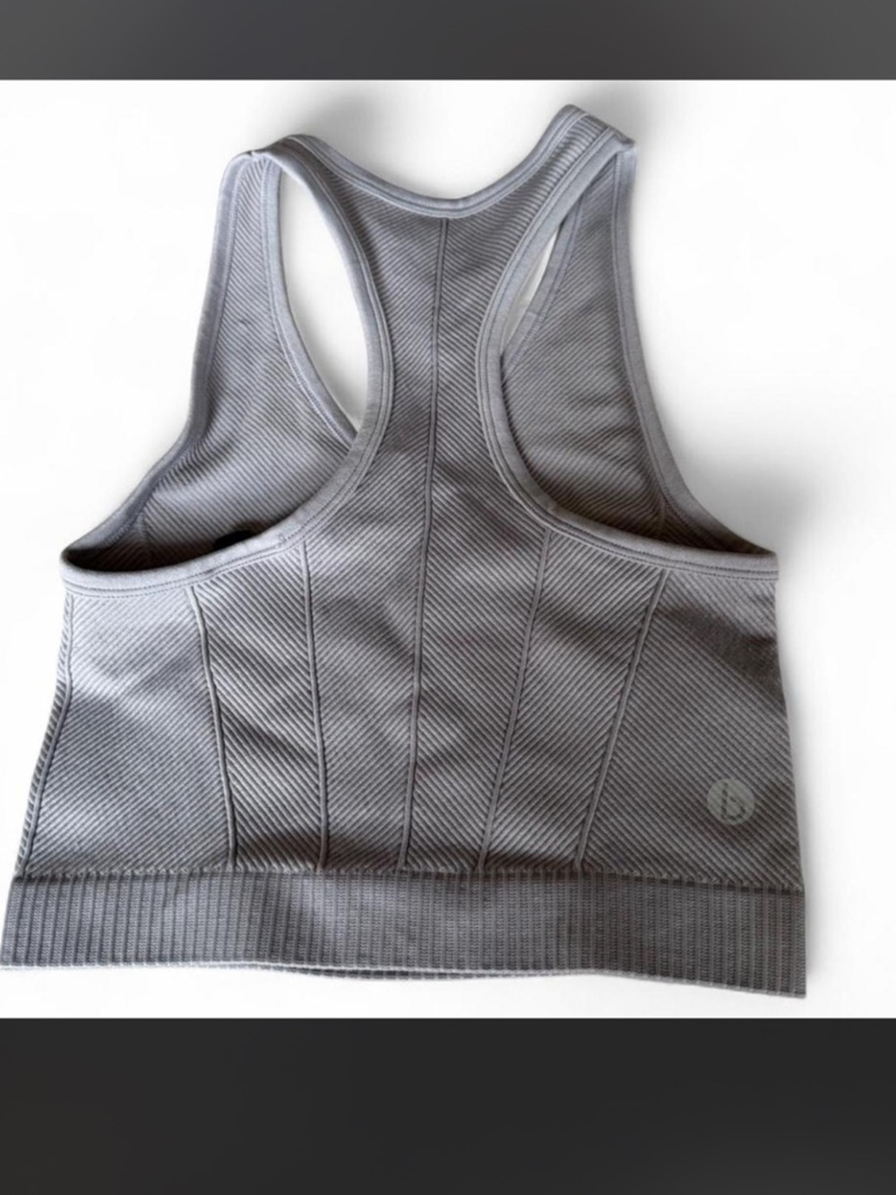 Cotton On Body Taupe Ribbed Racerback Bralette